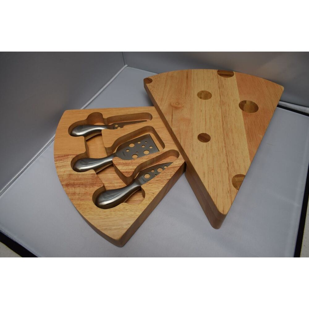 Charcuterie Board by Legacy Picnic Time With Drawer and Tools Wedge Shaped